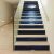 Adhesivo Decorativo Para Escaleras, Color Negro Oscuro Y Cie