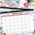Calendario De Escritorio 2022 Calendario Mensual 2 En 1, 1