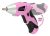 Taladro De Potencia Rosa Y Destornillador Eléctrico Kit De H