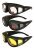 Tres (3) Pares De Motocicleta Gafas De Seguridad Se Coloca S