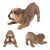 Toymany Realista Grande Del Dogo Figurines, Perro Sólido Fig