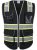 Jksafety – Chaleco De Seguridad Con Cierre Frontal 9 Bolsill