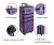 Rolling Makeup Case, Qivange 4 In 1 Aluminum Professional Ma