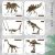 6 Piezas De Esqueletos De Un Dinosaurio, Juguetes De Dinosau