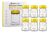 Botellas De Leche Materna 6pc Conjunto De Fugas Con Tapas A