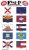 Estados Unidos Estados, Territorios Pegatinas De La Bandera