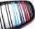 Sna X5 X6 Grill, Front Kidney Grille For 2007-2013 Bmw X5 E7