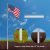 Yeshom Mejorado 30 Pies Telescópicos Polo Bandera Kit De Cal