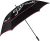 Titleist Tour De Canopy Doble Paraguas Negro / Negro / Rojo