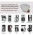 # 4 Filtros De Café Reutilizables Con Cono Permanente, 8 1