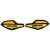 Can-am 715000525 Negro / Amarillo Atv Del Manillar Deflector