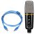 Aokeo De Ak-6 Usb De La Mesa Micrófono Condensador, Mejor Pa