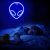 Eyejoy Letreros De Neón Azul Alien Con Luces Led De Neón Usb