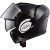 Ls2 Valiant Modular Sólido Casco De La Motocicleta (negro, G