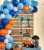 80pcs Blippi Fiesta De Cumpleaños Kit Garland Globo Suminist