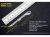 Nitecore Ntk05 Titanium Plegable Bisturí Llavero Cuchillo Co