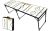 8-foot Beer Pong Profesional W Orificios / Copa Opcional – B