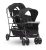 Soporte Joovy Grande Caboose Grafito Sobre Triple Cochecito,