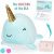 Narwhal Animal De Peluche – Rosa Y Azul Linda Grandes Narval