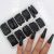100pc Colored Coffin Press On Nails Long Ballerina False Fak