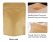 100pcs Kraft Bolsas Zip-lock 3,9 X 5,8 Pulgadas Resellable,