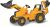 Rolly Toys Construcción Cat Tractor A Pedales: Retroexcavado