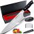Mosfiata 8  Cuchillo De Chef Profesional Super Sharp Con Pro