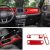 Centro Bestmotoring Rojo Del Coche Consola Ajuste De La Cubi