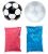 El Género Revela El Balón De Fútbol | Azul Y Rosa Del Polvo