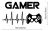 Boy Gamer Adhesivos De Pared Del Videojuego Pegatinas De Par