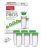 Playtex Nurser Bebé Reutilizable De Silicona Vainas, Leche M
