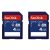 Sandisk 4gb Sdhc Clase 4 Tarjeta De Memoria Flash, 2 Pack- S