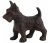Scottie Perro Hierro Fundido Perrito Figura Coleccionable De