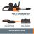 Worx Wg381 40v Power Share 12 Inalámbrico Motosierra Con Au