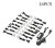Cubierta Tomshine 16 Paquete Empotrada Led Light Kit, 12v Ba