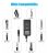 Cable Del Cargador Del Adaptador De Ca Para Soulbay 4.2v Wah