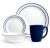 Corelle 071160007222 Livingware Classic Cafe Juego De Vajill