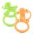 Nuby Zooloops 4 Piezas Teethers, Neutro