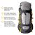 High Sierra Sentinel 65l Top Loadbackpack Paquete, Paquete D