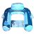 Blue Wave Drift + Escape T-asiento Inflable Ocioso, Azul