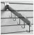 Cascada De Tubo Rectangular 5 Gancho Para Slatwall Chrome