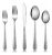 Conjunto De Los Cubiertos 12, E-60-piece Ahora Martillado Cu