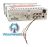 Pkg Power Acoustik Pd-348b En El Tablero De 1-din 3.4  Lcd D