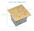 Enerlites-705549-c Enerlites La Caja De Piso Kit, 2 Alturas