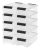 Cajas Para Almacenamiento Transparentes Y Apilables, 10 Pack