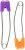Dritz 46-67 Pañal Alfileres, Bebé Seguro, Bright, (4-count)