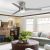 Warmiplanet Ventilador De Techo Empotrado Con Control Remoto
