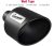 Upower Universal Diesel Negro Punta De Escape 5 Pulgadas De