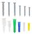 Homedone Yeso Y Anclajes De Pared Kit De 150 Piezas, Anclas