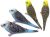 Honbay – Figuras De Pájaros Artificiales En Miniatura Para J